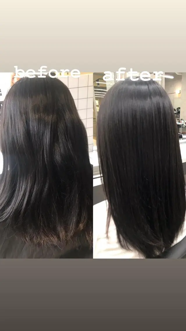 ミディアム カラー パーマ トリートメント 髪質改善縮毛矯正,ブ リーチ縮毛矯正KEIのヘアスタイル