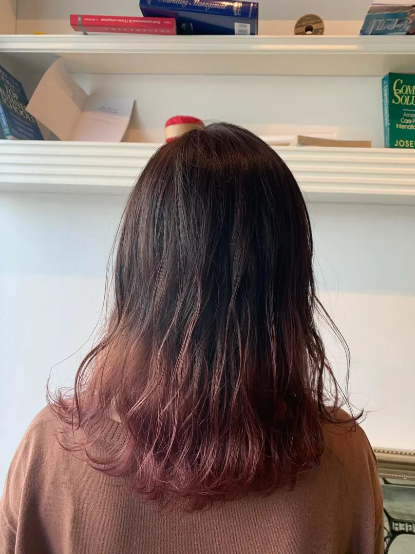 ミディアム カット ヘアカラー トリートメント ヘッドスパ ヘアセット 大宮/山口 竣也のヘアスタイル