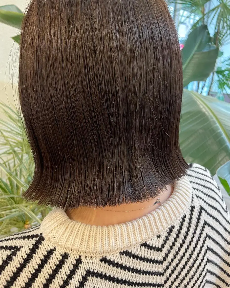 ショート カット 縮毛矯正 しもかわ かほのヘアスタイル