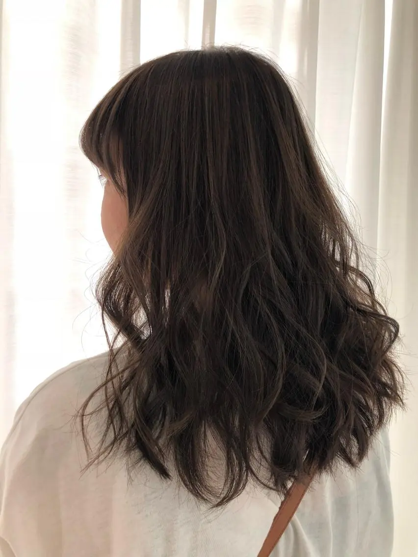 ミディアム カラー ヘアアレンジ グレージュ カット ヘアカラー 🦋美髪/エクステ 🦋アベイクミのヘアスタイル