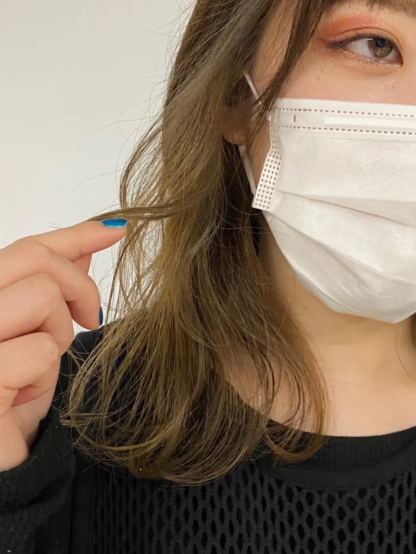 セミロング カラー KOOKI スティードトーキョーのヘアスタイル