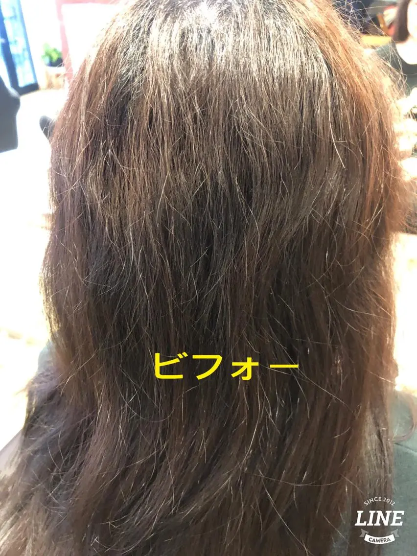 ロング 縮毛矯正 織田 英之のヘアスタイル