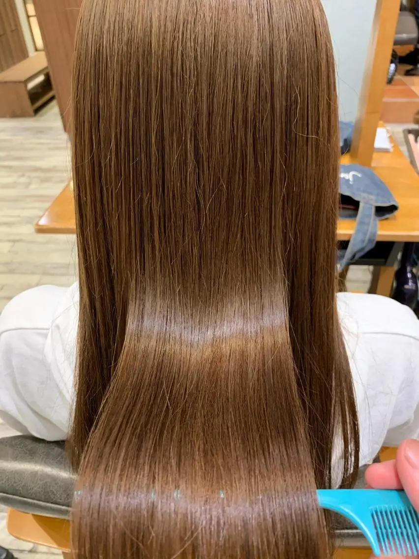 ロング カラー 髪質改善 トリートメント 大人レイヤー×艶髪 小久保　春暁のヘアスタイル