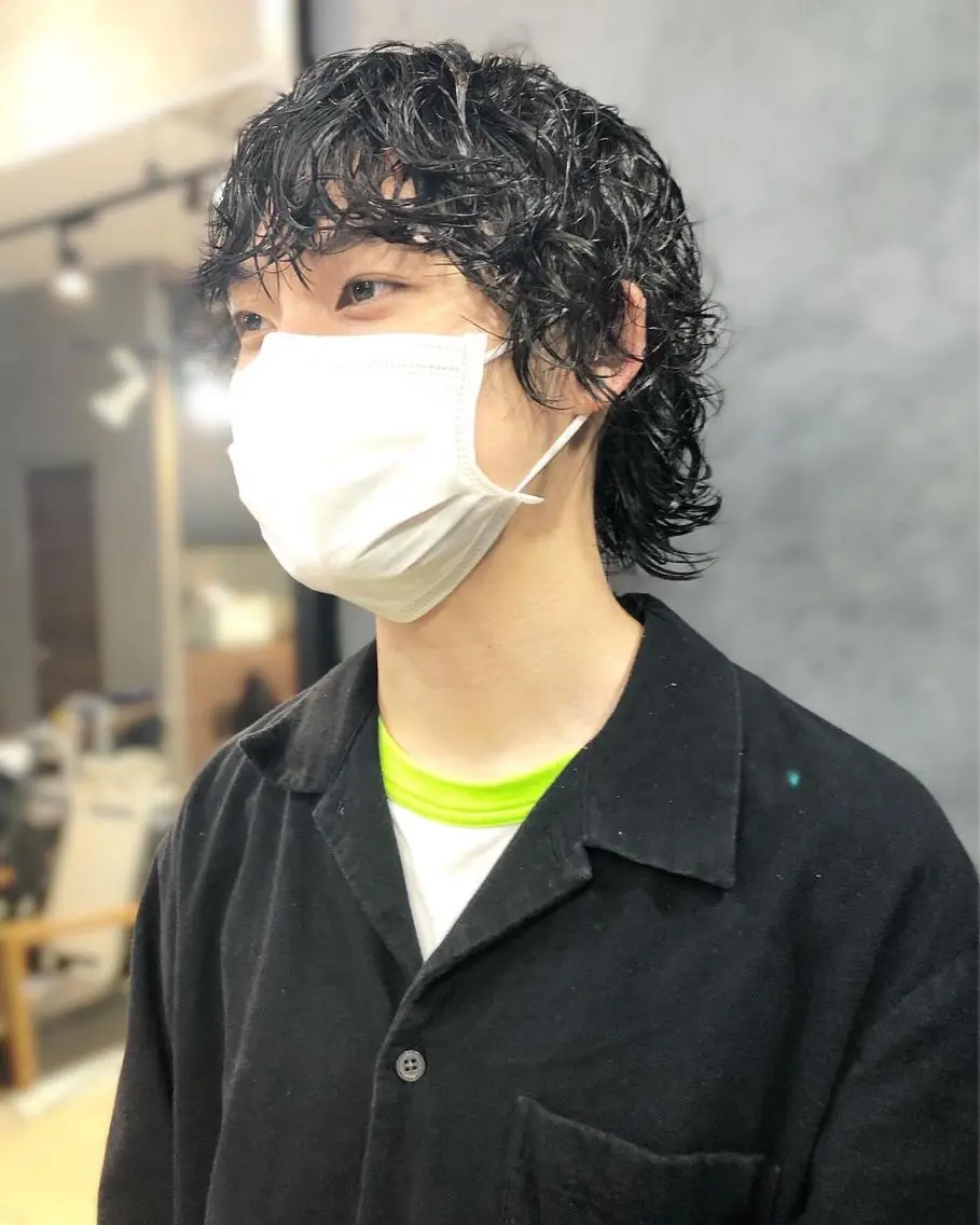パーマ ヘアアレンジ メンズ カット パーマ トリートメント ヘアセット メンズ特化✂️栗原 侑也のヘアスタイル