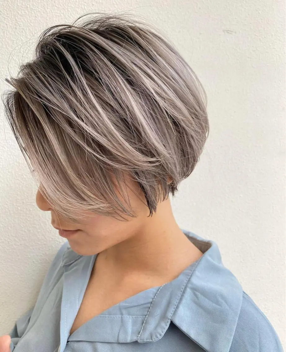 ショート カラー カット ヘアカラー トリートメント 吉武 茂暉のヘアスタイル