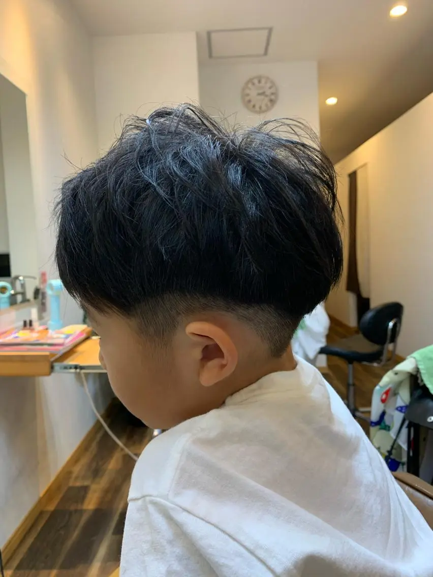 ショート キッズ 石川 奈緒子のヘアスタイル