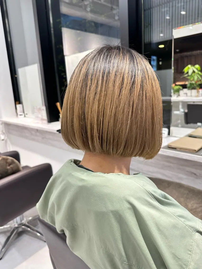 ミディアム カット あさひ かなのヘアスタイル