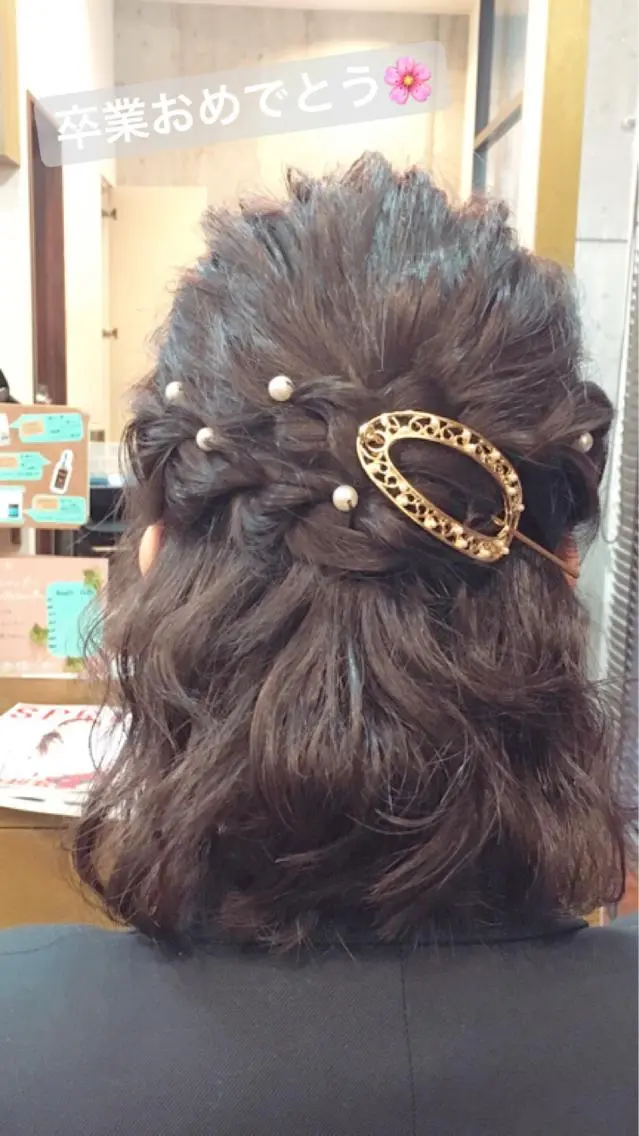 ミディアム ヘアアレンジ ヘアセット ツイスパ・波巻き 🩵片平和香奈のヘアスタイル