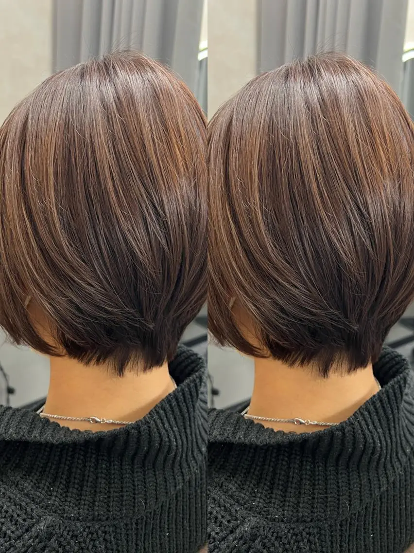 ショート カラー カット TELA HAIRのヘアスタイル