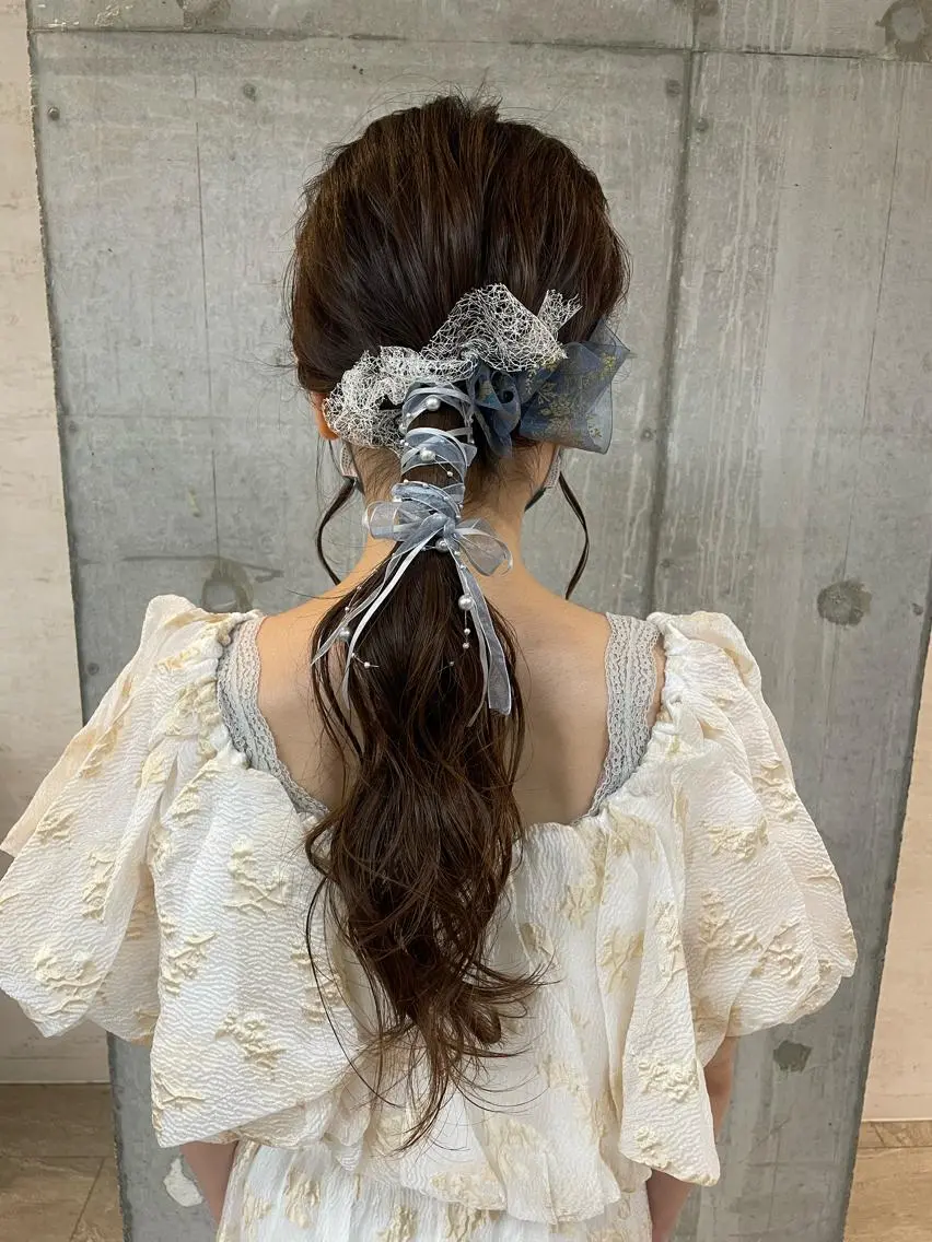 ロング ヘアアレンジ 🎀ヘアセット/艶髪 /はやしほのか🎀のヘアスタイル