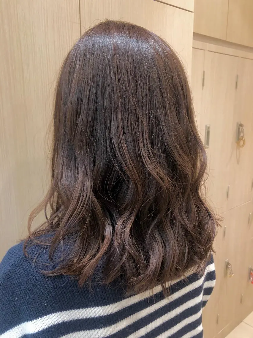 ミディアム カラー ヘアアレンジ 韓国ヘアメイク🎀/ 縮毛矯正✨山本媛香のヘアスタイル