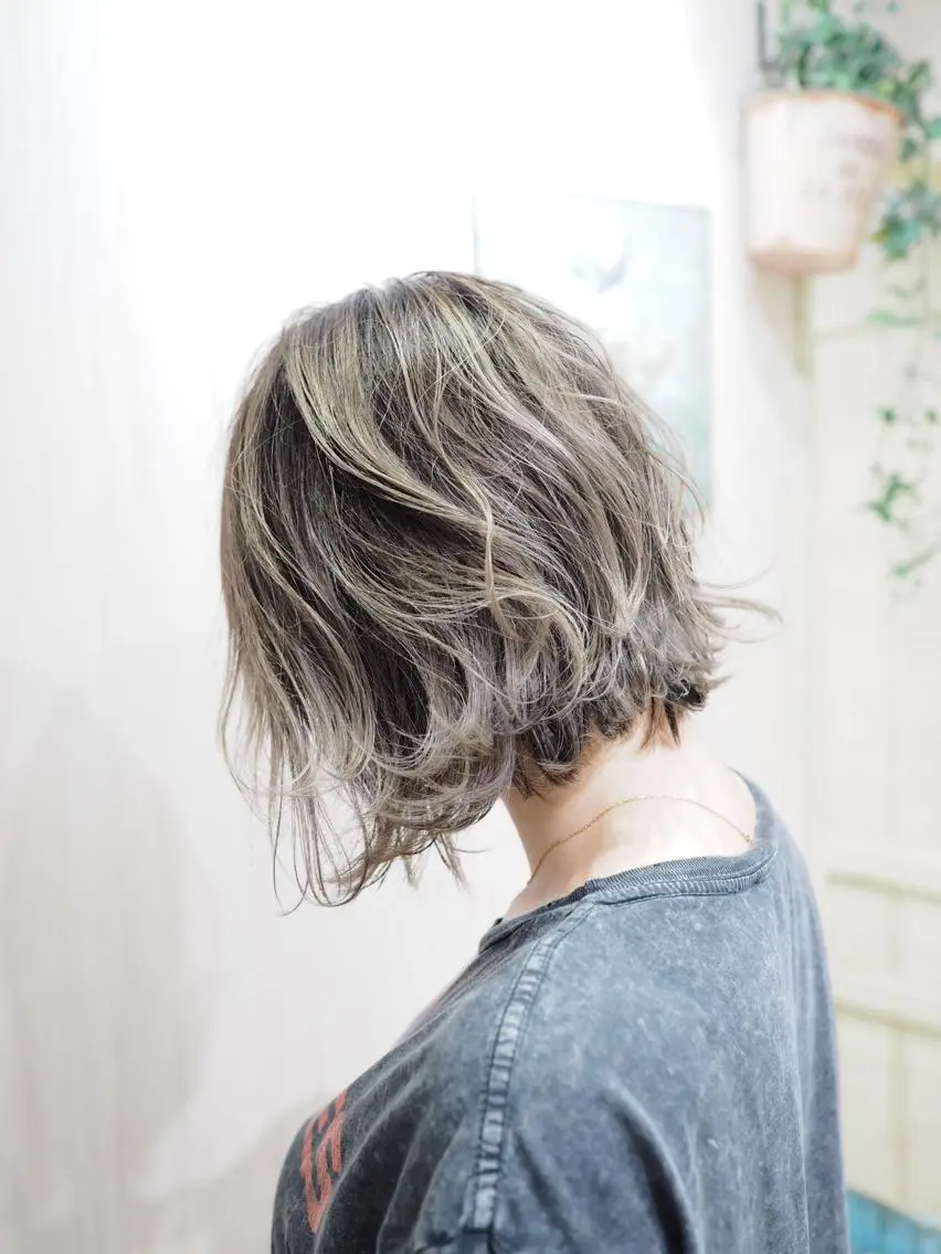 ミディアム 坂 直樹のヘアスタイル
