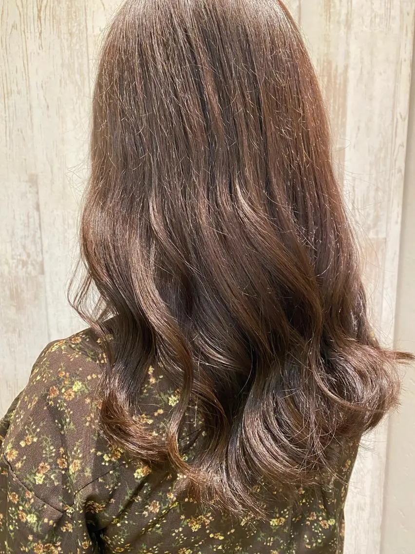 ロング チョコレートブラウン utsumi uran 吉祥寺のヘアスタイル