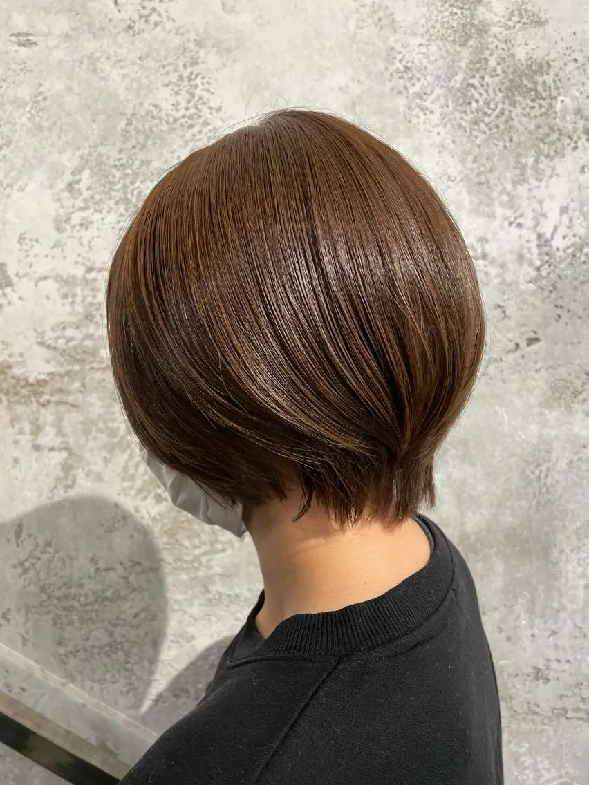 ショート 松田 真央のヘアスタイル