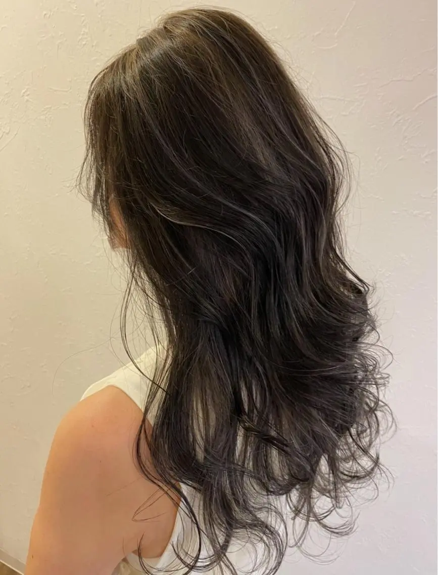 ロング カラー ハイライトカラー ハイライト ヘアカラー m ā l o.🌷 サカモトマイコのヘアスタイル