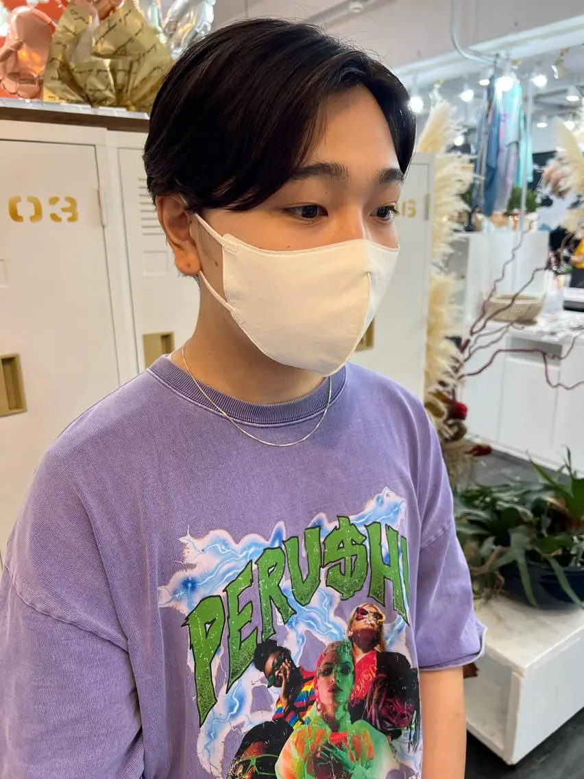 ショート メンズ メンズパーマ LOMARLIE JURIAのヘアスタイル