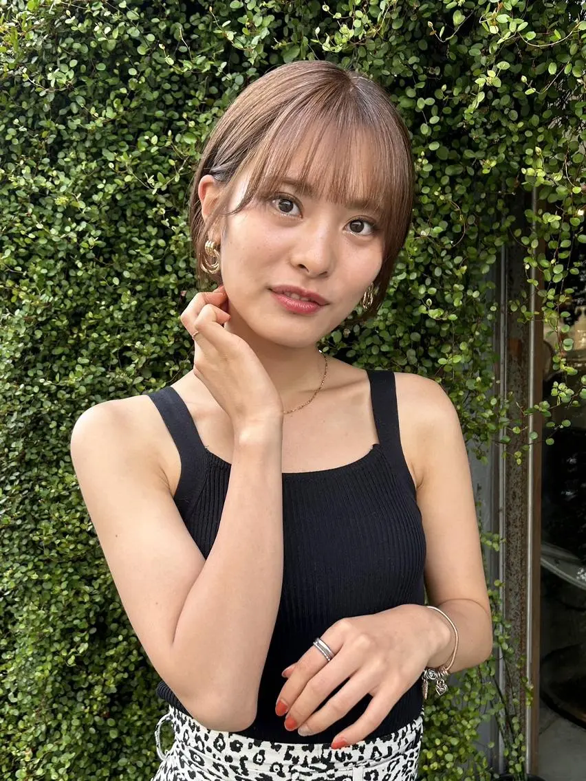 ショート カラー カット ヘアカラー トリートメント 🌼U24 ヘアデザインラボのヘアスタイル