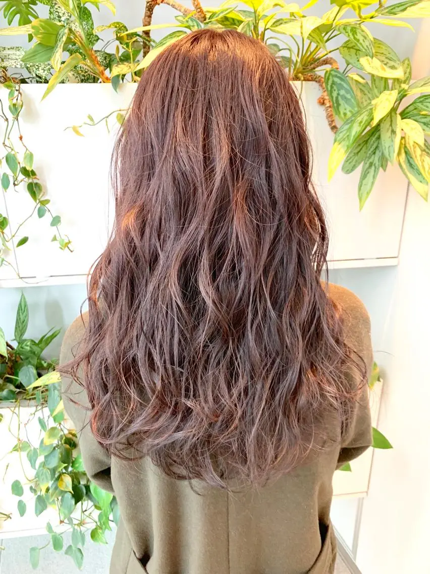 セミロング カラー ヘアアレンジ 東北No.1完全個室 💐梶谷社長のヘアスタイル