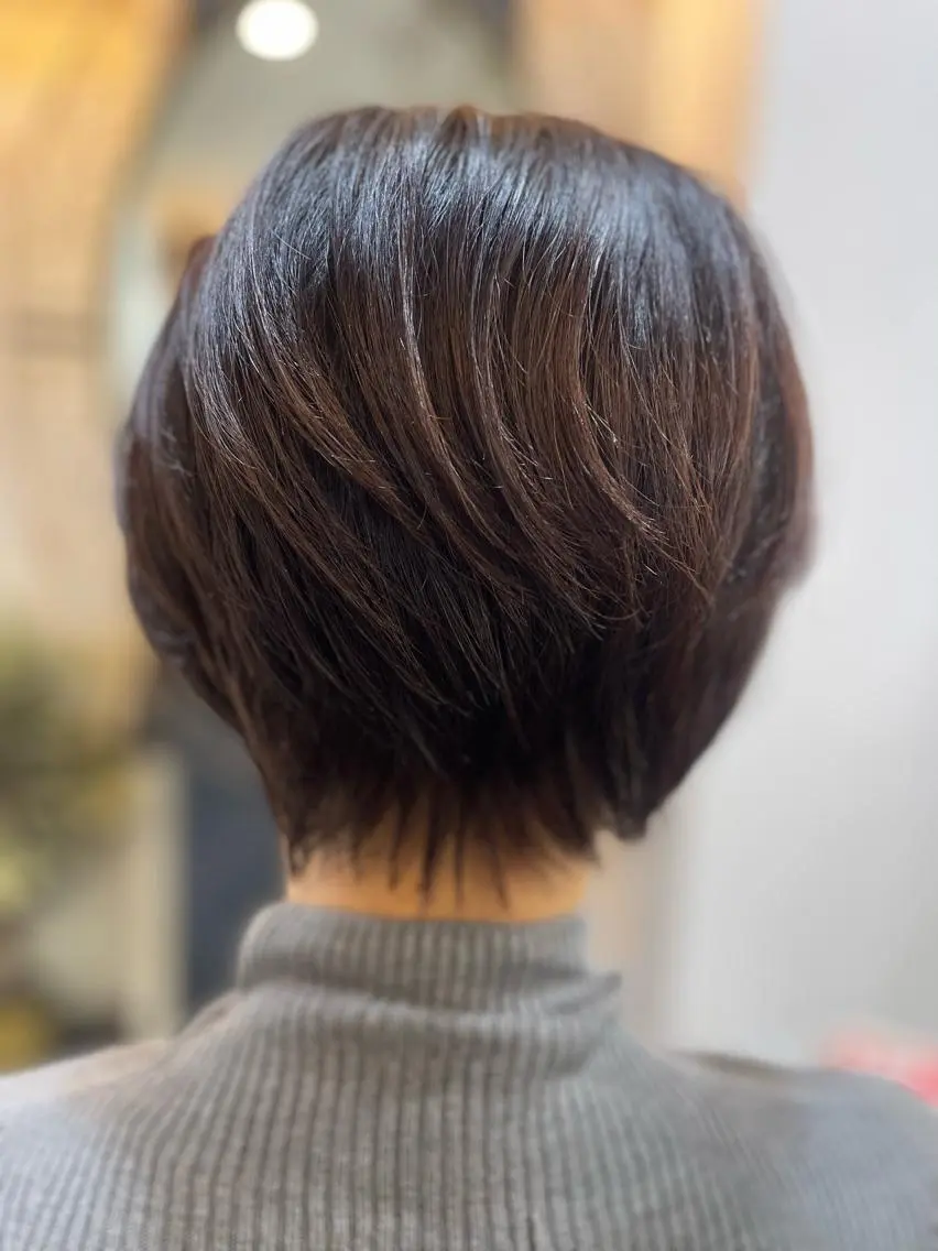 ショート カット ヘアカラー 縮毛矯正 トリートメント 神戸/髪質改善特化 MORIGUCHIのヘアスタイル