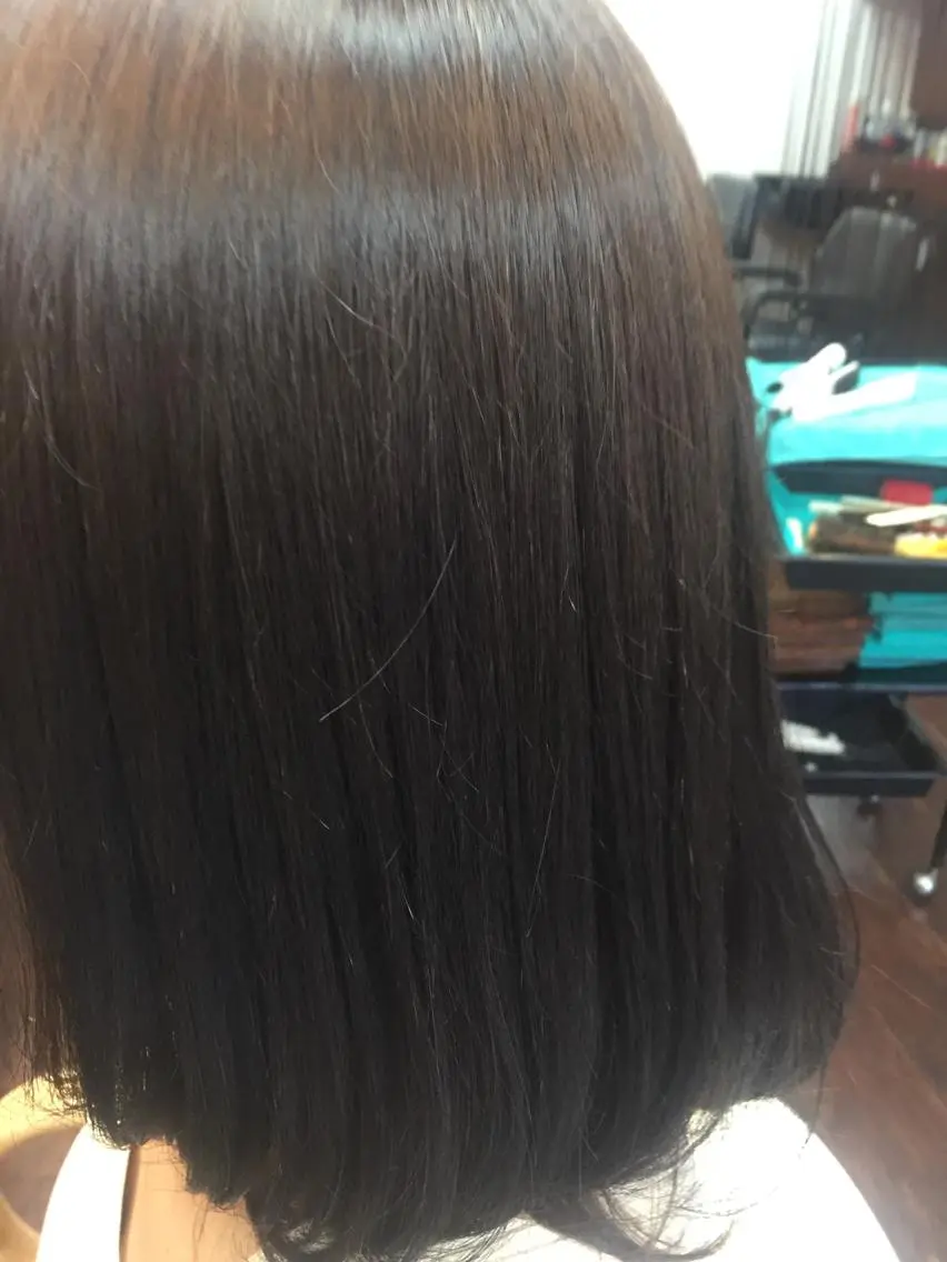 セミロング パーマ 桧山 真のヘアスタイル