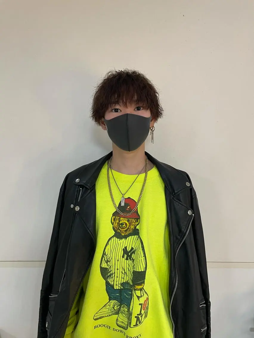 ミディアム パーマ メンズ ミディアムパーマ メンズパーマ SHUN メンズパーマのヘアスタイル