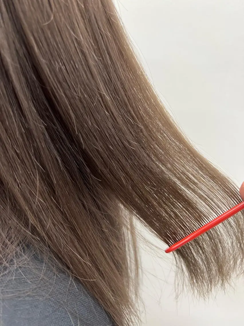 セミロング スパイキーショート パーマ　具志堅　太志のヘアスタイル