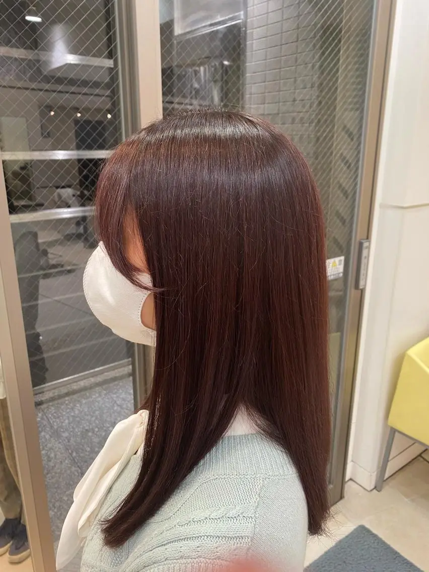 ロング カラー カット ヘアカラー トリートメント Aujuaソムリエ ❤️‍🔥今吉 晃太のヘアスタイル