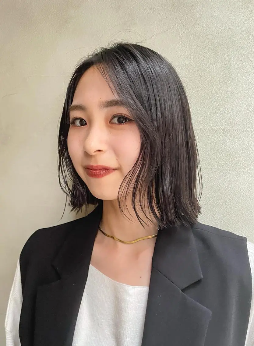 ショート 切りっぱなしボブ ボブ 韓国風ヘア タッセルカット 【似合わせカット】 松尾一気のヘアスタイル