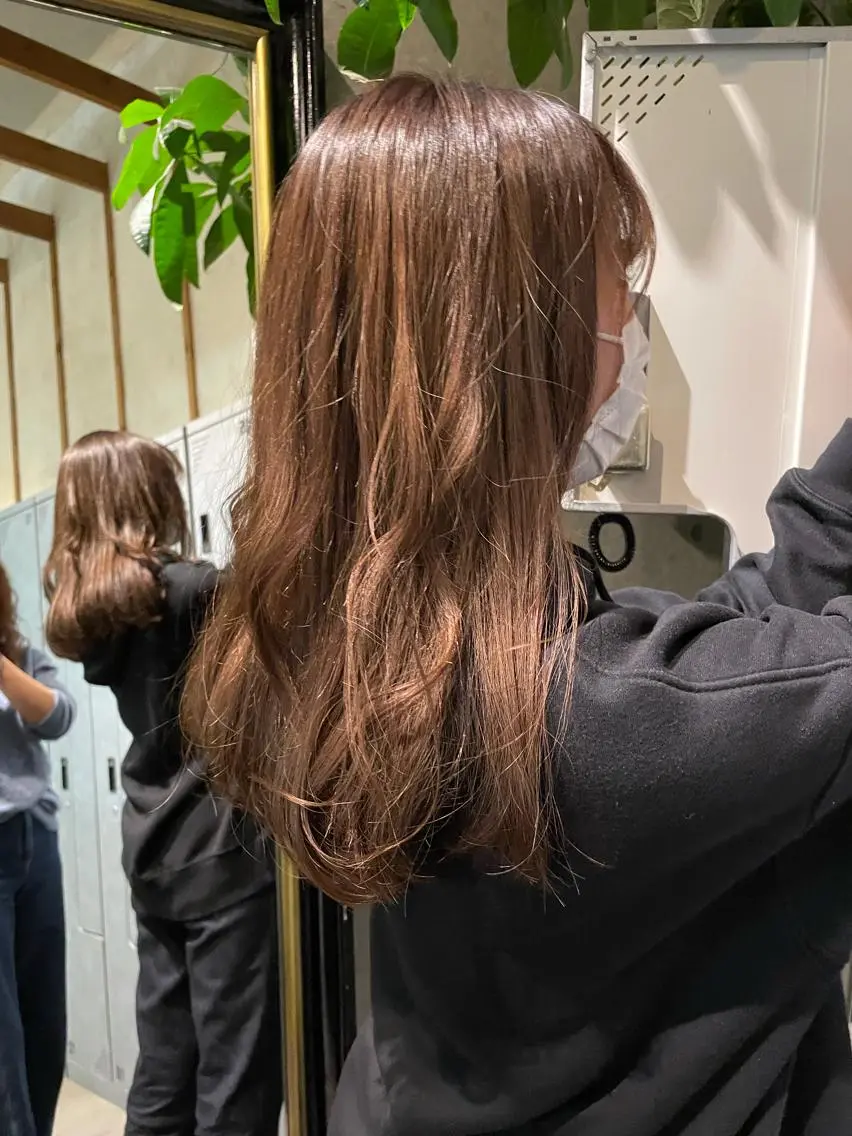 ロング カラー 高橋 りかのヘアスタイル