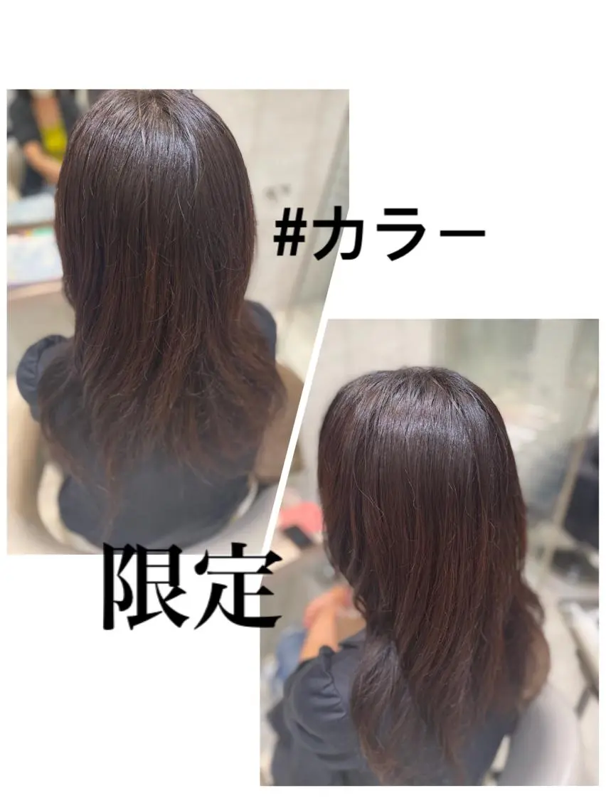 カラー アッシュ 縮毛矯正&髪質改善 西野のヘアスタイル