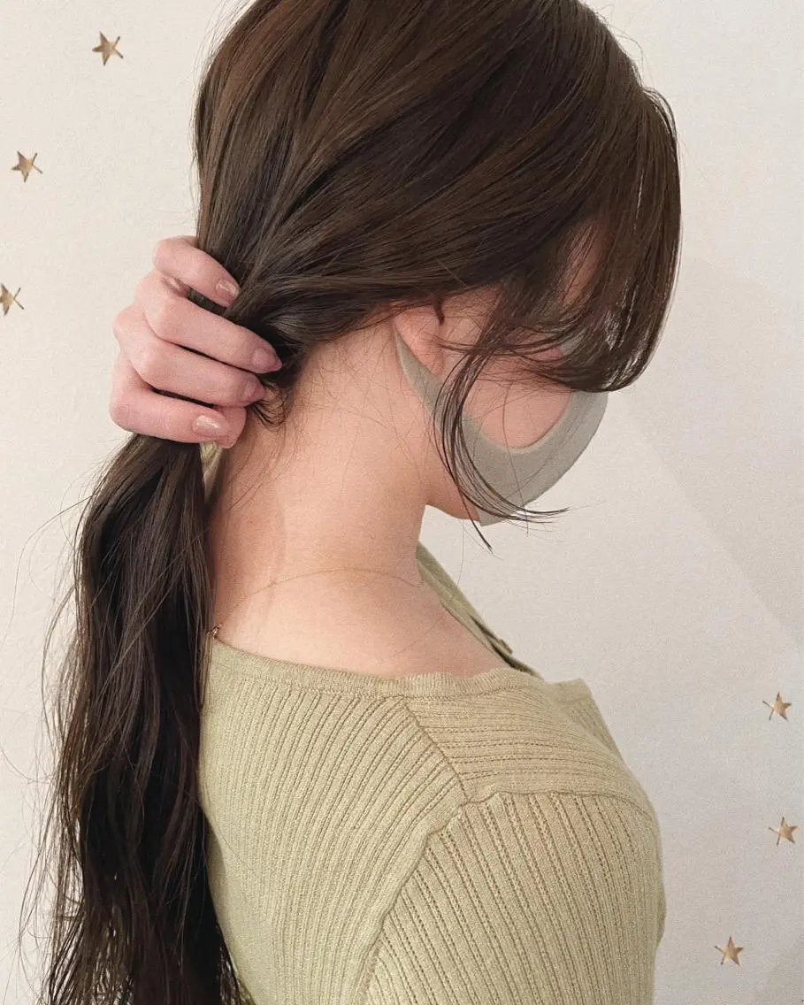 セミロング 市川 千夏のヘアスタイル