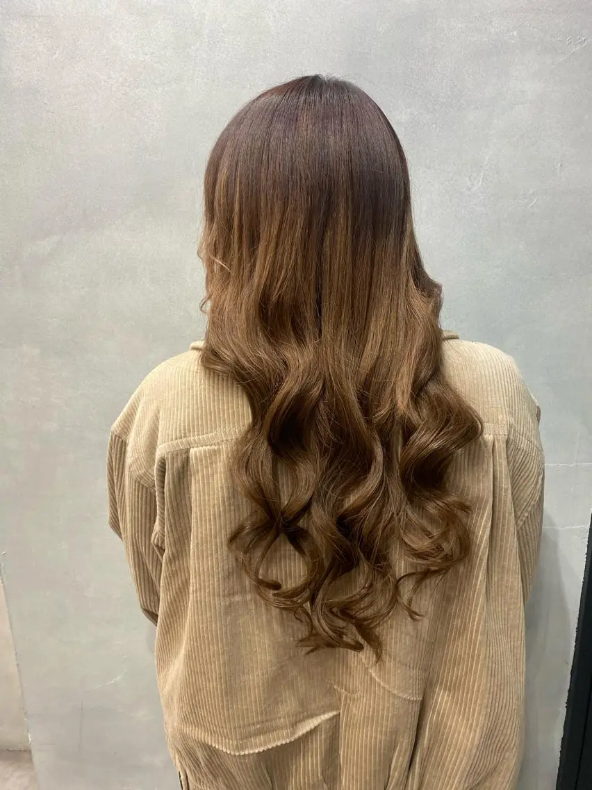ロング カラー ヘアアレンジ ショートボブ シールエクステ バレイヤージュ 透明感カラー デザインカラー FAAM Tsuneのヘアスタイル