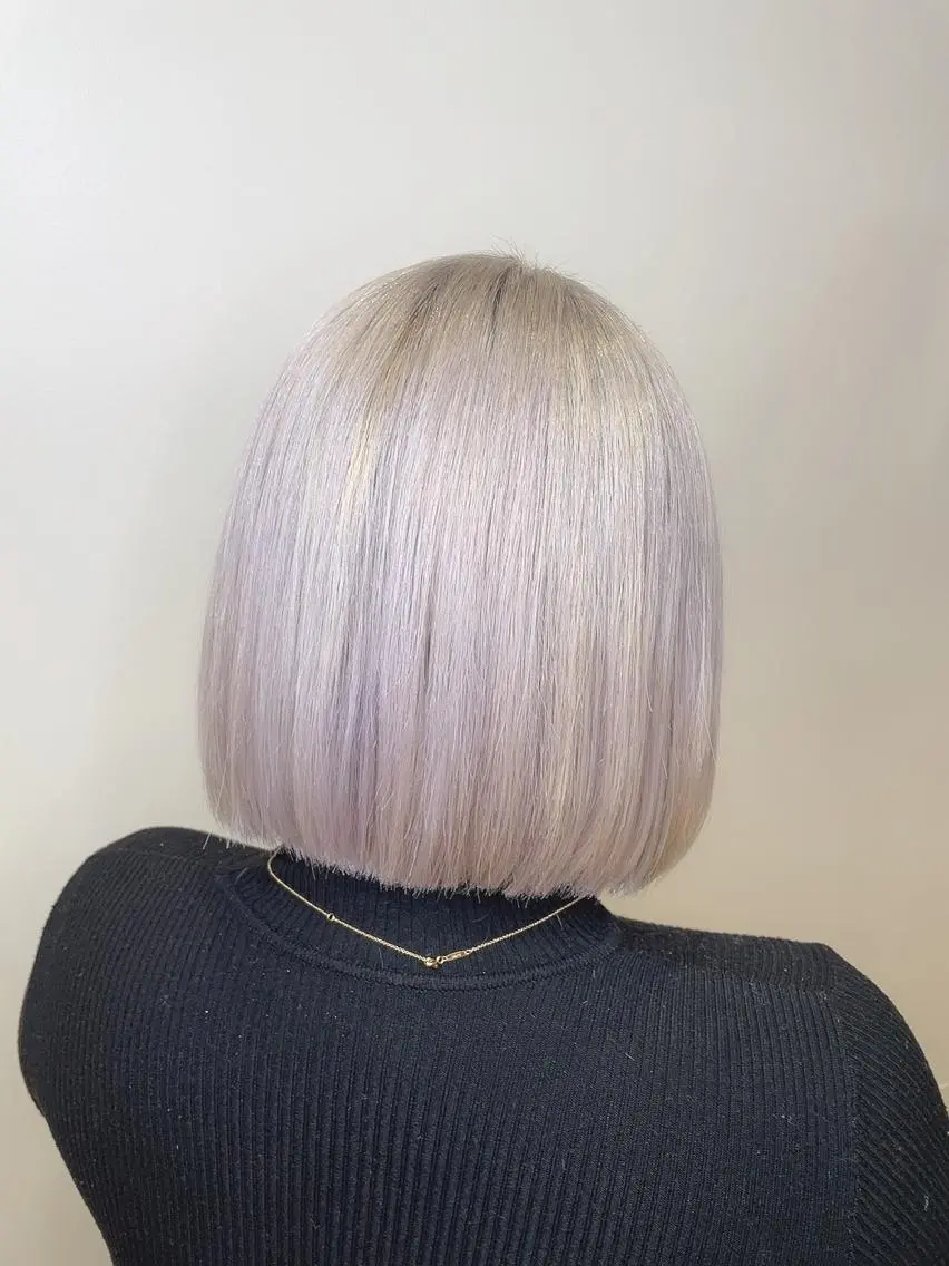 ミディアム ヘアカラー トリートメント レイヤー/ハッシュ 渋谷/サッタのヘアスタイル