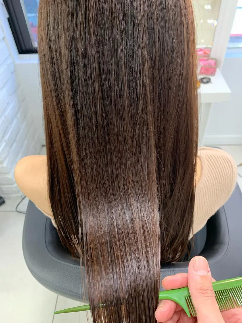 ロング 髪質改善 トリートメント 【パーマ特化美容師】 ✂️✨飯田哲也のヘアスタイル