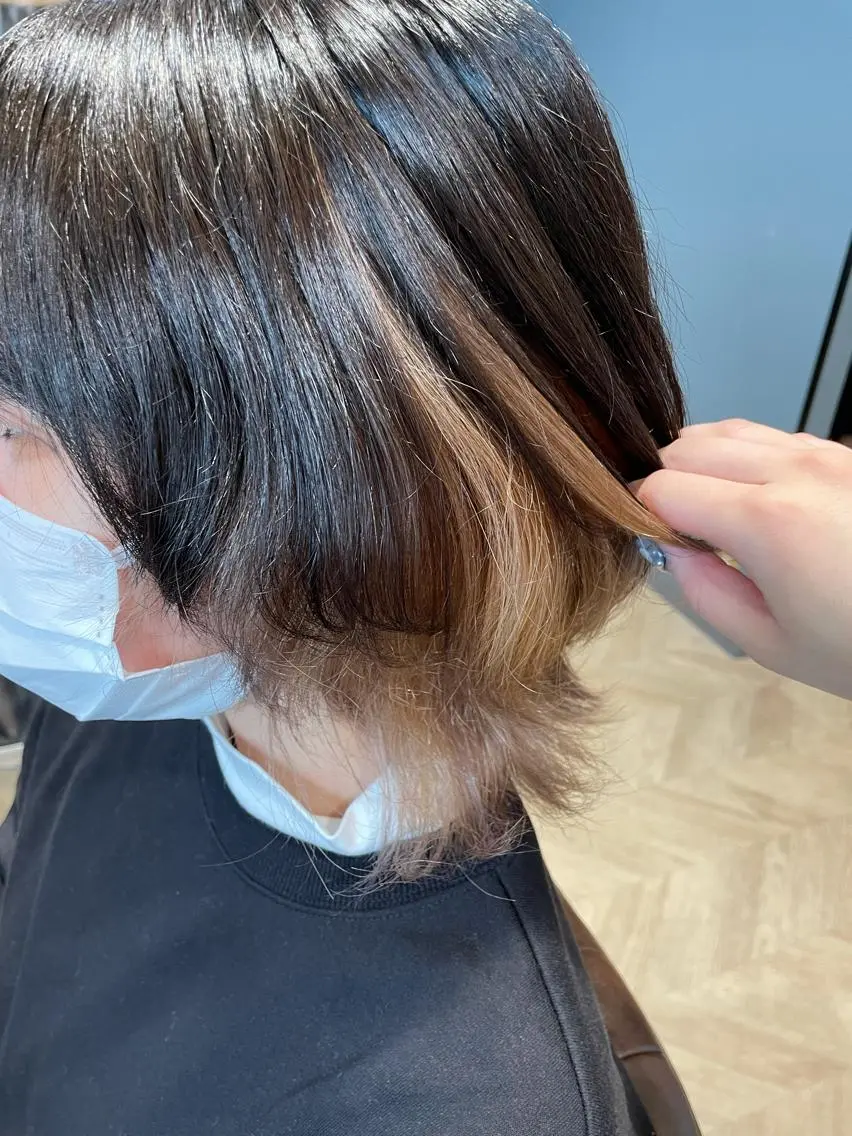 カラー インナーカラー 髪質改善/透明感カラ ー/Ayana 🍒のヘアスタイル