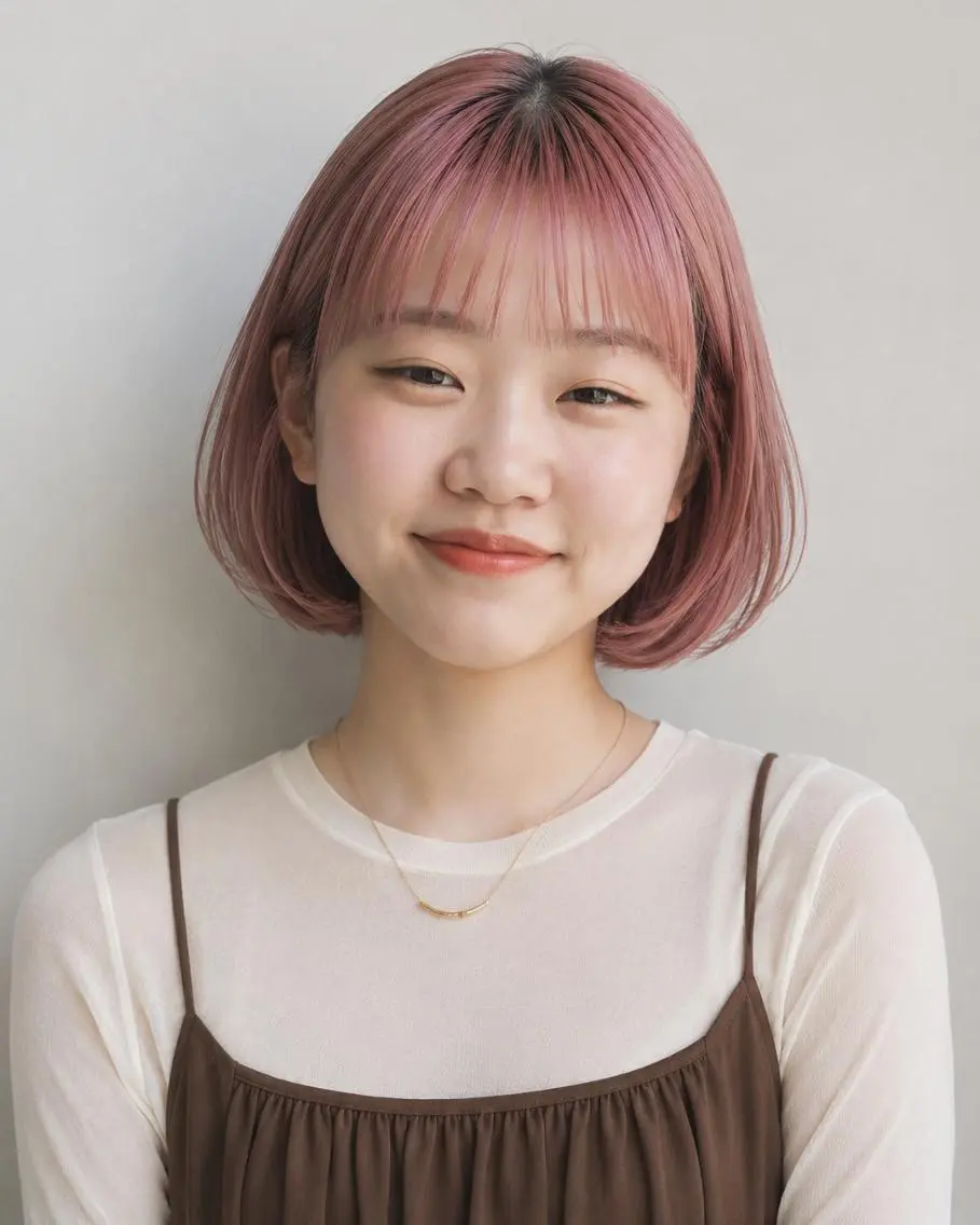ミディアム カラーモデル募集☆ 山村梨香のヘアスタイル