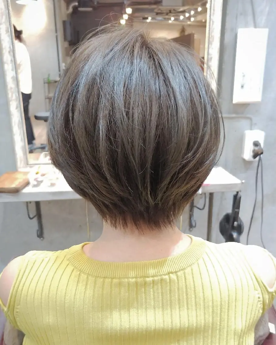 ショート カラー パーマ ヘアアレンジ 6月オープン♪豊見城 Lodattu✁清水のヘアスタイル