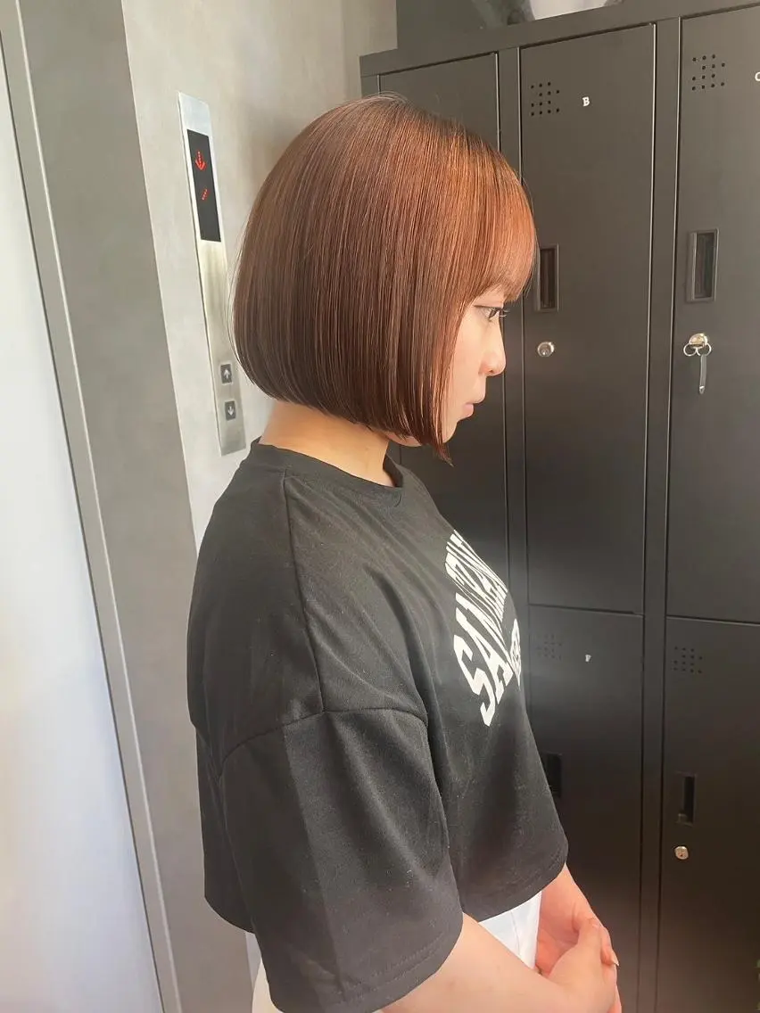 ミディアム 外国人風カラー ハイライト 髪質改善 似合わせカット トリートメント ヘアカラー トリートメント BUCKS【天王寺】 バックス【駅30秒】のヘアスタイル