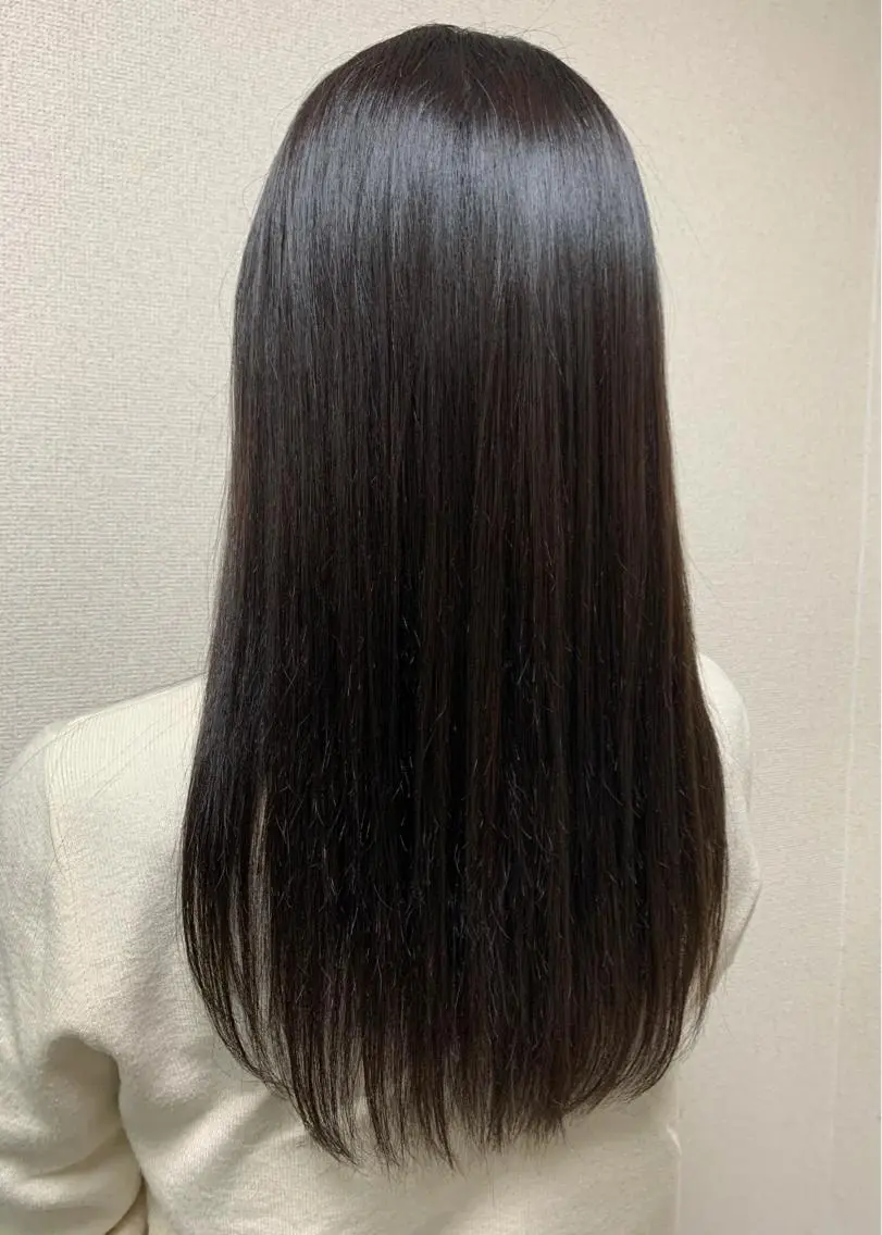 ロング 縮毛矯正 髪質改善お任せ ください♪ひとみのヘアスタイル