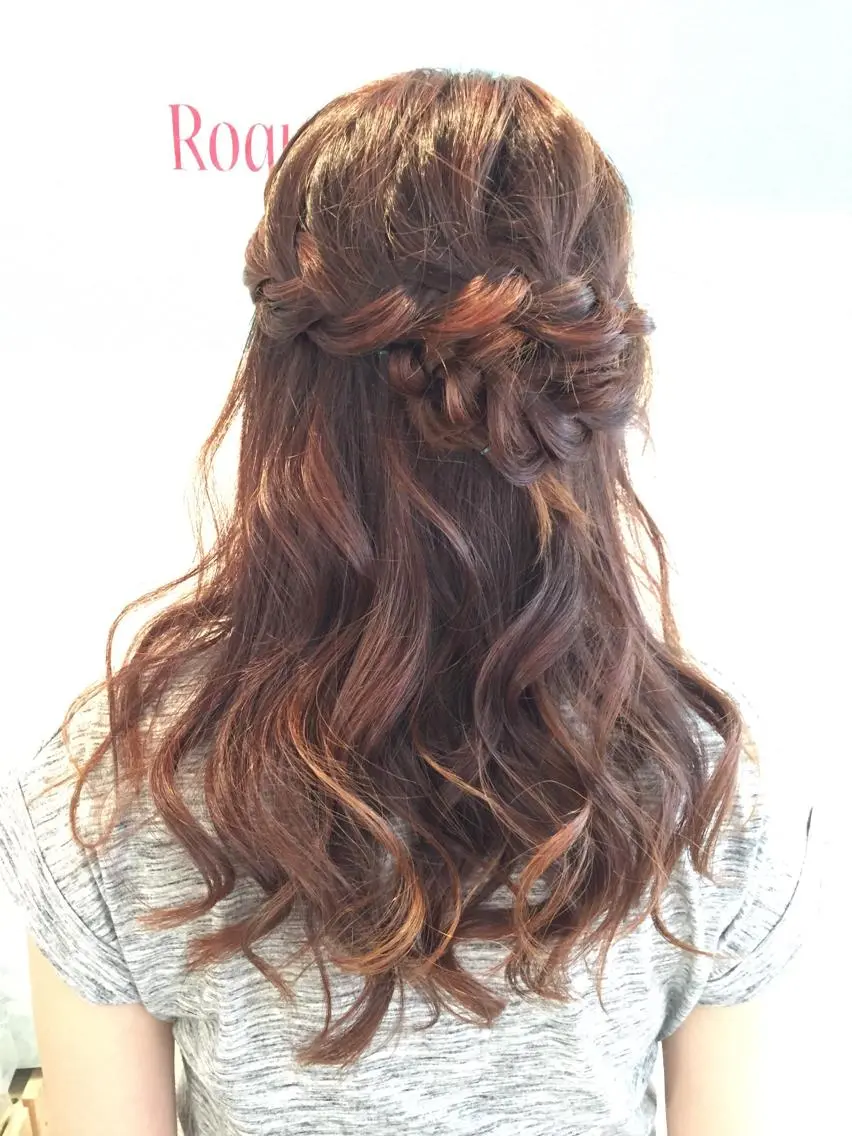 ミディアム セミロング ヘアアレンジ 早朝✨ヘアセット 着付け/清水玲歌のその他イメージ