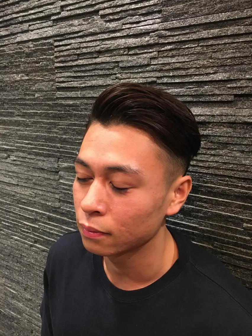 ショート メンズ 牧 颯斗のヘアスタイル