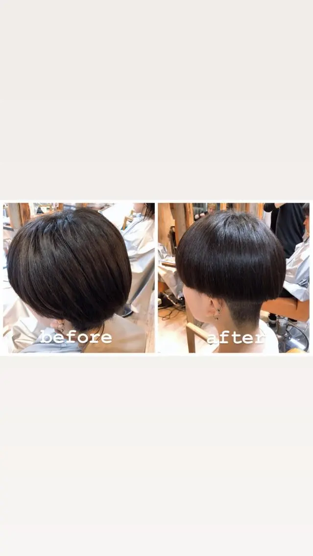 ショート 縮毛矯正 中村 優志のヘアスタイル