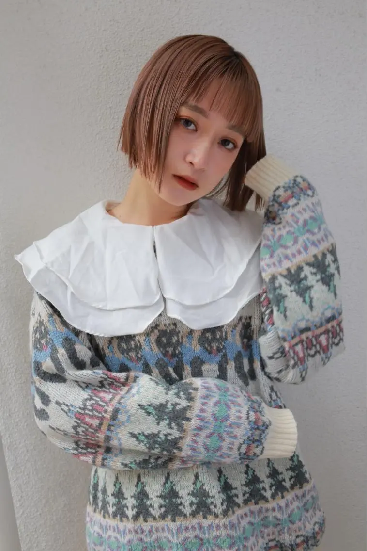 ショート カラー wakana/ 柔らかベージュカラーのヘアスタイル