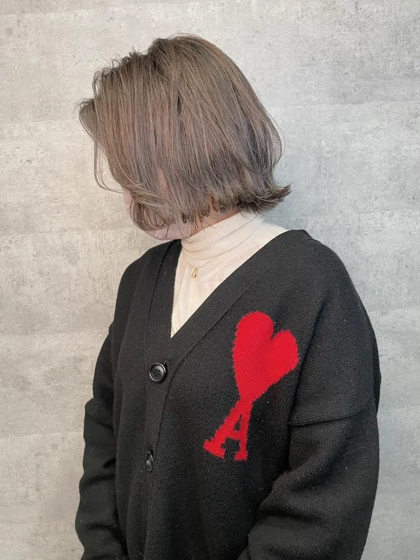 ミディアム カラー ダブルカラー グラデーションカラー ハイライトカラー イルミナカラー インナーカラー ヘアカラー トリートメント BUCKS【天王寺】 バックス【駅30秒】のヘアスタイル