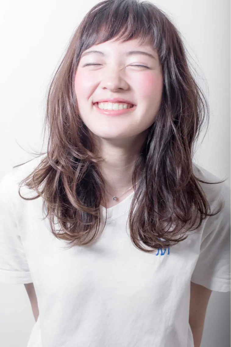 セミロング La Ruelle 江曽島店/髪質改善のヘアスタイル