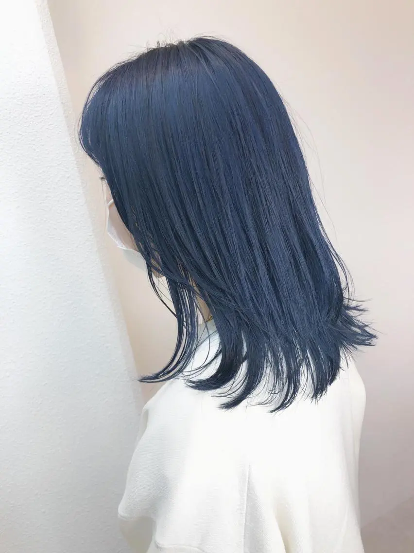 ミディアム カラー ヘアカラー 山崎 俊介のヘアスタイル
