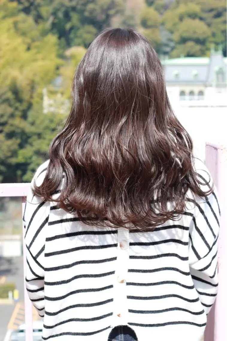 ロング カラー アッシュ ラベンダーカラー ラベンダーアッシュ ヘアカラー Viage （ビアージュ）のヘアスタイル
