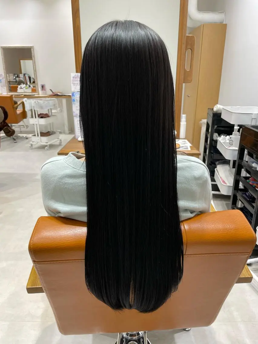 ロング カラー 縮毛矯正 伊藤 神威のヘアスタイル