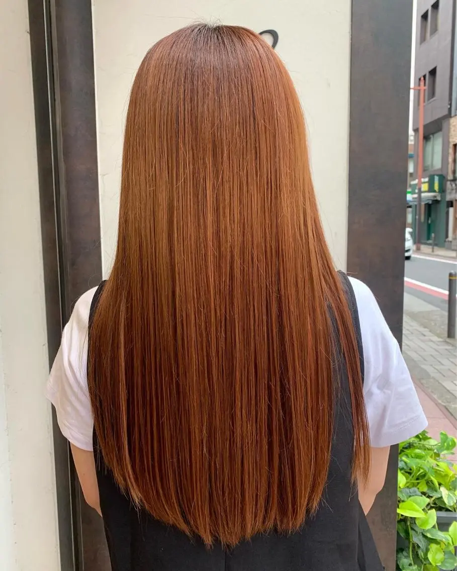 ロング 田畑 優希のヘアスタイル