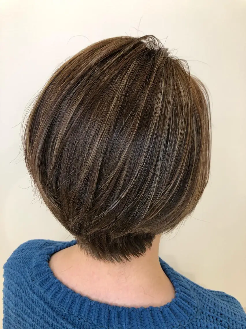 ショート カラー ショートボブ ハイライトカラー ボブ ハイライト ショートヘア カット ヘアカラー トリートメント ✨髪質改善✨ 田西　基彦のヘアスタイル
